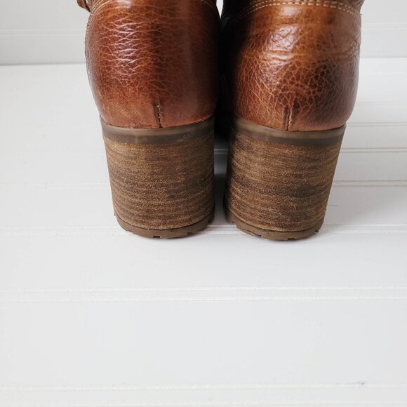 Brown Leather Ankle Boots - Picture 5 of 15
